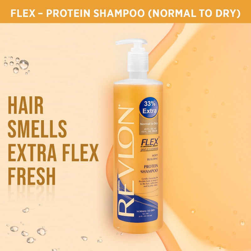Revlon Flex Protein Shampoo For Normal To Dry Hair - Distacart