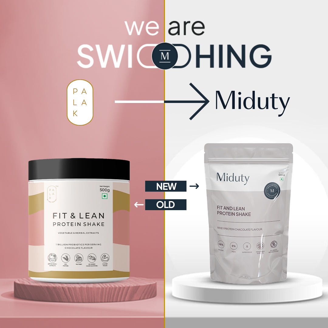 Miduty by Palak Notes Fit & Lean Protein Shake - Distacart