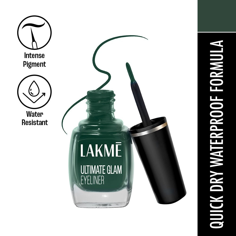 Lakme Insta Eye Liner - Green - Distacart