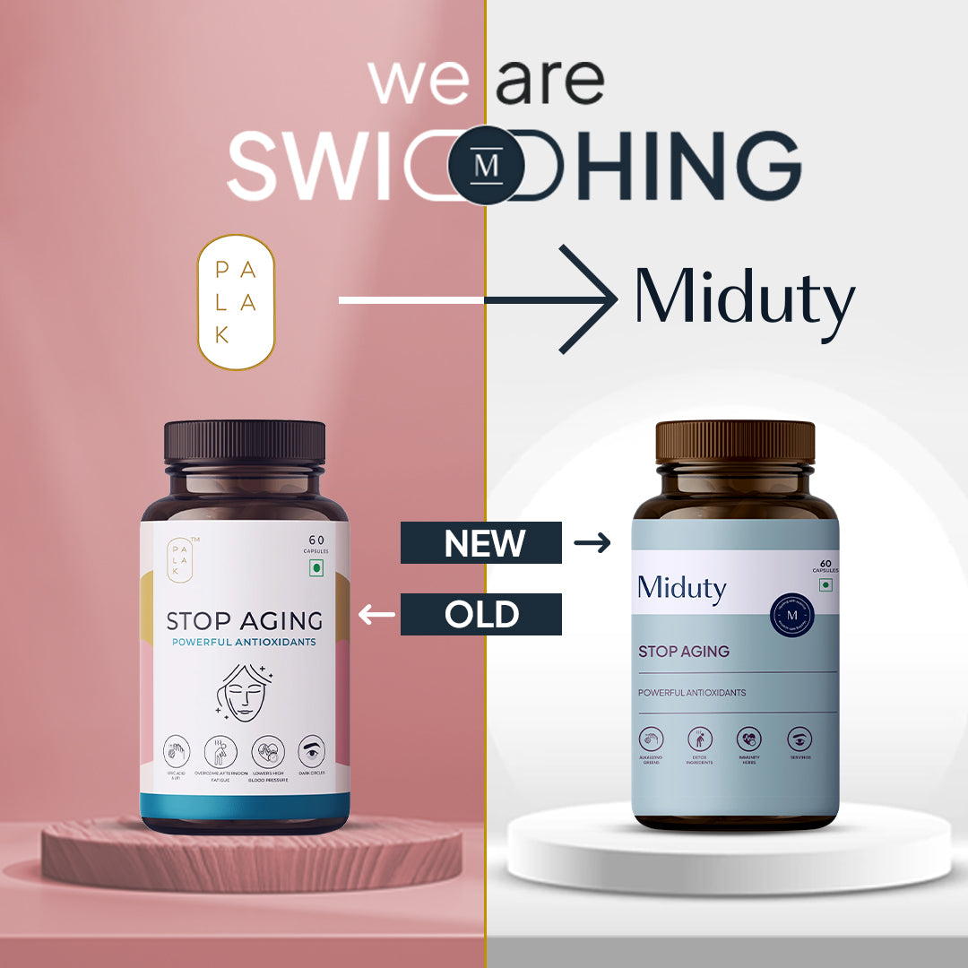 Miduty by Palak Notes Stop Aging Capsules - Distacart