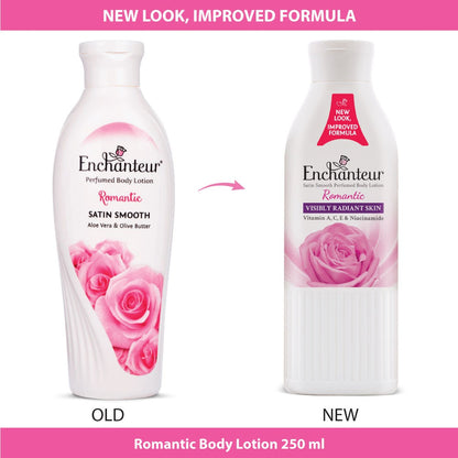 Enchanteur Romantic Satin Smooth Perfumed Body Lotion - Distacart