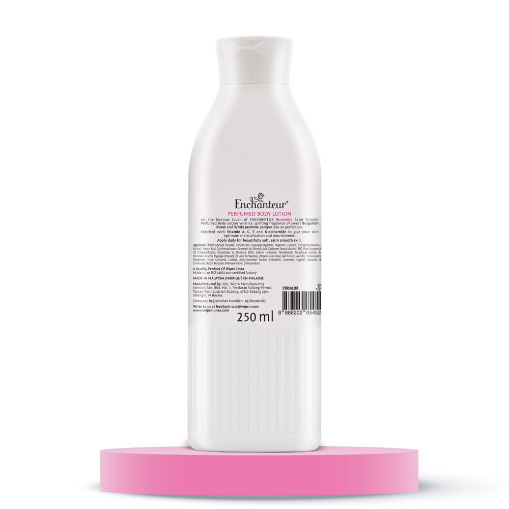 Enchanteur Romantic Satin Smooth Perfumed Body Lotion