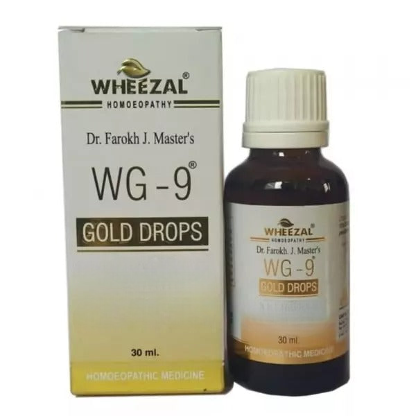 Wheezal Homeopathy WG-9 Gold Drops - Distacart