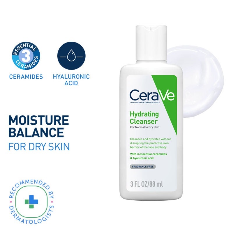 Cerave Hydrating Cleanser for Normal to Dry Skin