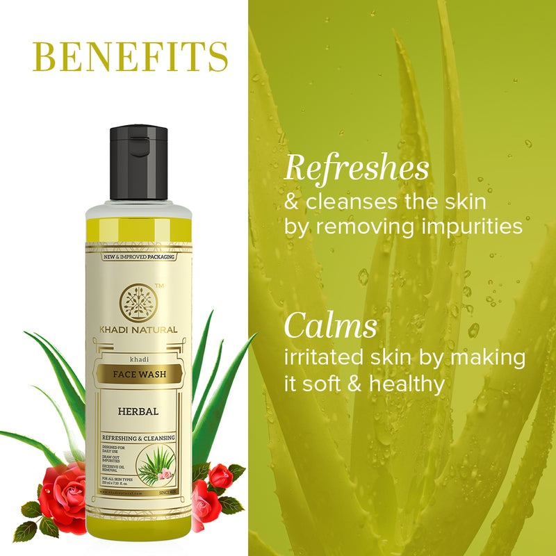 Khadi Natural Herbal Face Wash - Distacart