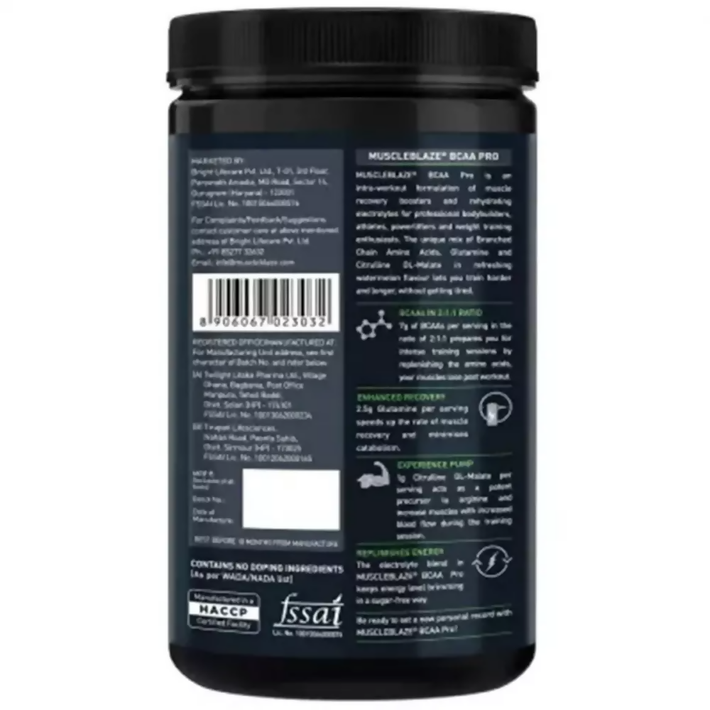 MuscleBlaze BCAA Pro Orange - Distacart