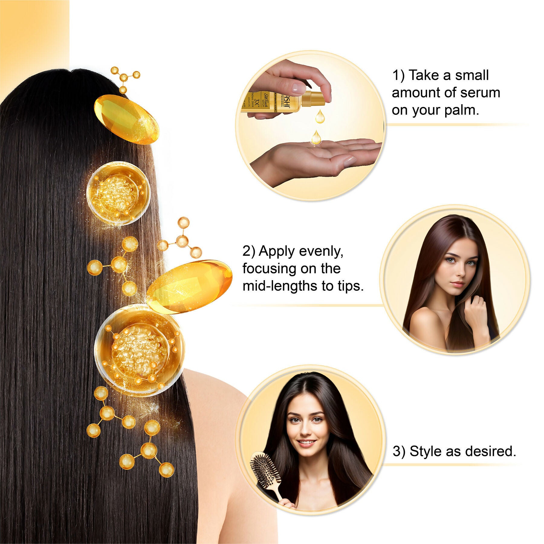 Nashi EverSilk Argan Oil Hair Serum for Women & Men - Distacart