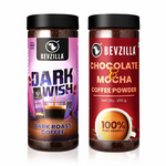 Thumbnail for Bevzilla Chocolate & Mocha + Dark Wish Coffee Powder