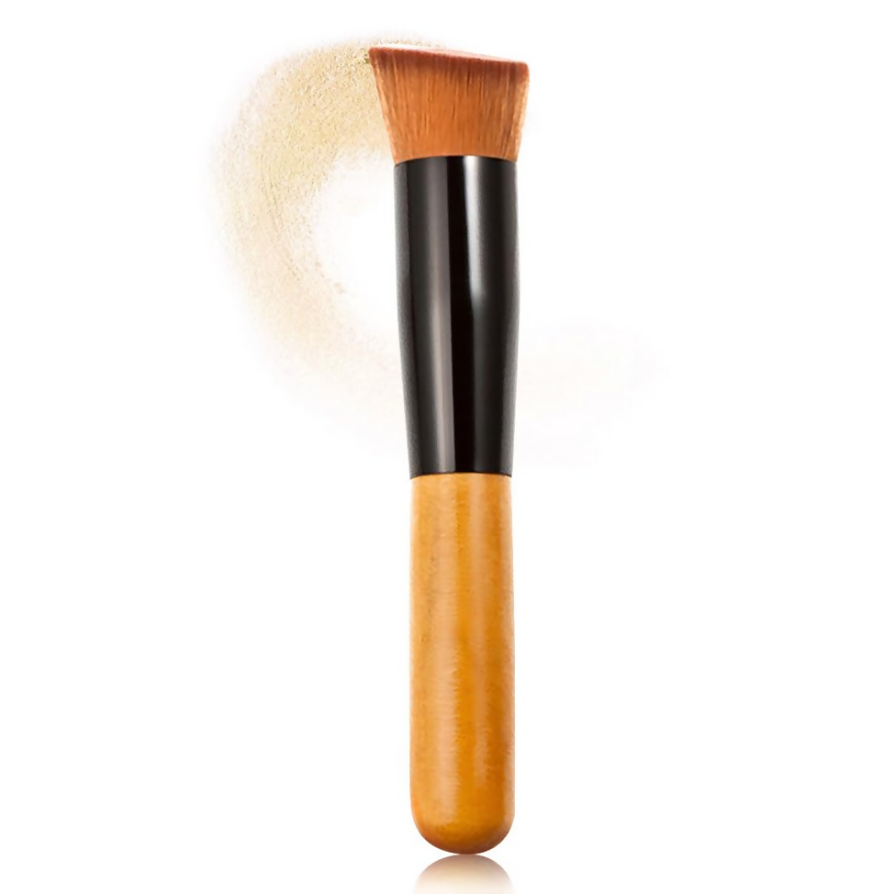 Gleva Wooden Makeup Brush - Distacart