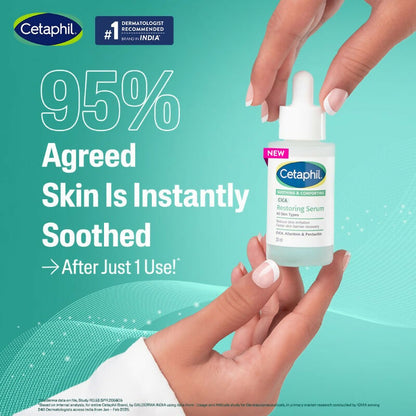 Cetaphil CICA Serum, Faster Barrier Recovery, Reduces Irritation - Distacart