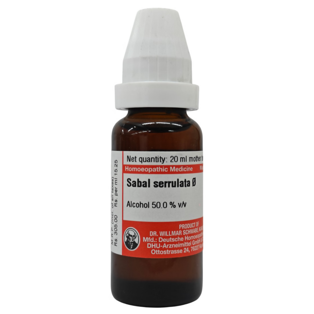 Dr. Willmar Schwabe Germany Sabal Serrulata Mother Tincture Q - Dista