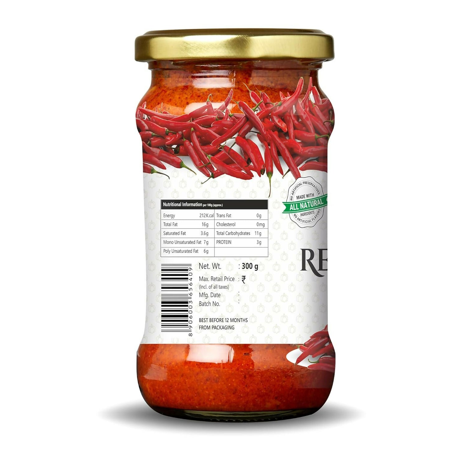 Three Mango Red Chilly Pickle - Distacart