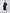 BohoJazz Drape Skirt with One Shoulder Cowl Top Co-ord Set - Black
