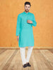 Even Apparels Men's Pure Cotton Green Kurta - Distacart