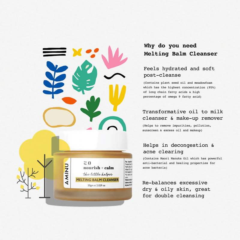 Aminu Melting Balm Cleanser for Makeup Removing & Double Cleansing - Distacart