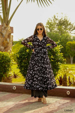 Thumbnail for Aayaa Georgette Suit With Heavy Digital Print - Multi Color - Distacart