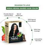 Thumbnail for Nisha Henna Based Hair Colour for Women & Men Natural Black - Distacart