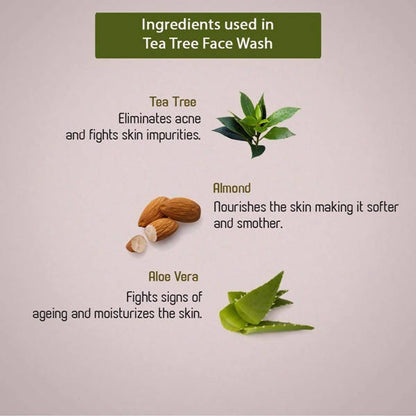 Ancient Living Tea Tree Face Wash - Distacart
