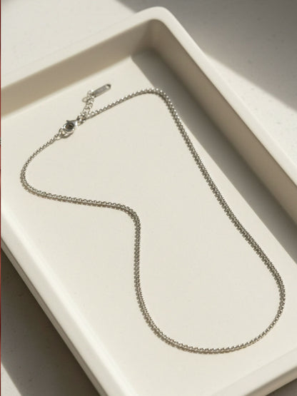NVR Women German Silver Oxidised Chain - Distacart