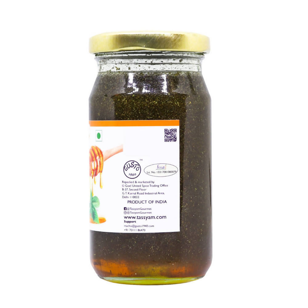 Tassyam Organics Wild Honey with Natural Dried Tulsi - Distacart