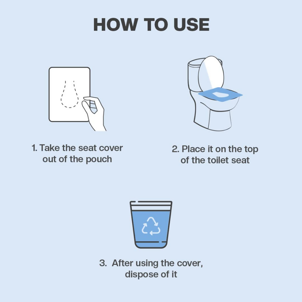 Pee Safe Disposable Toilet Seat Covers - Dista