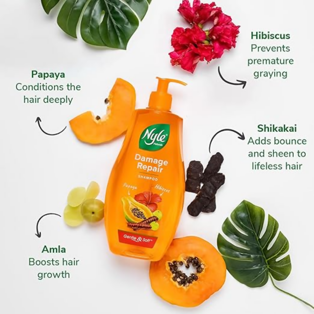 Nyle Naturals Damage Repair Anti Hairfall Shampoo - Dista