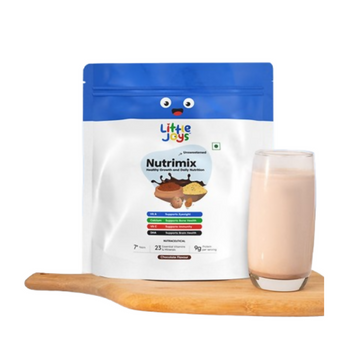 Little Joys Nutrimix Nutrition Powder (7-12 Yr) Chocolate Flavour No White Sugar - Distacart