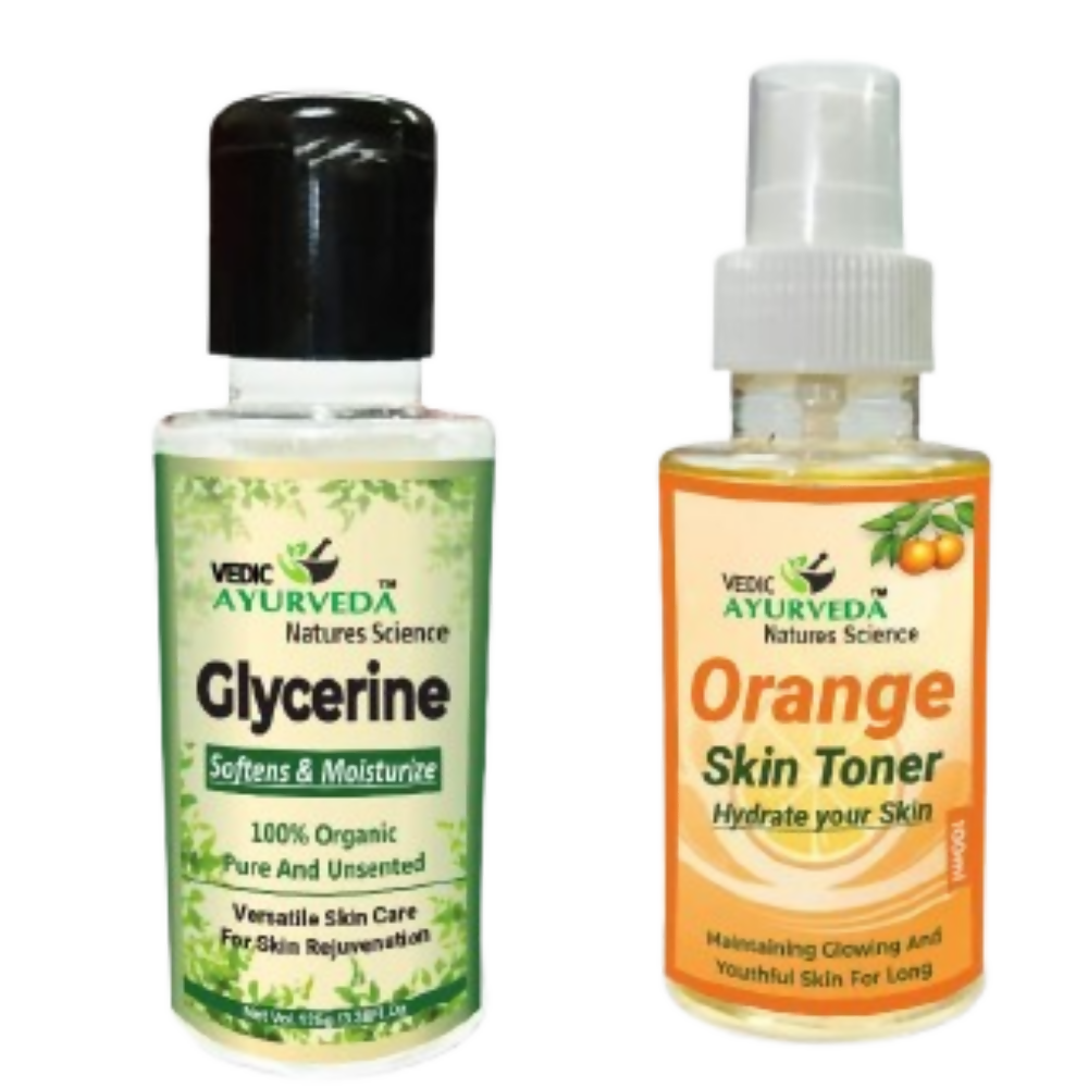 VedicAyurveda Glycerine With Orange Skin Toner - Dista