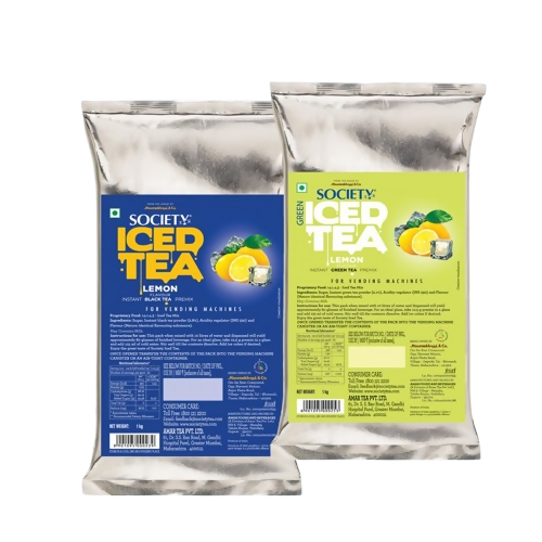Society Lemon Black Tea&Lemon Green Tea Iced Tea Combo