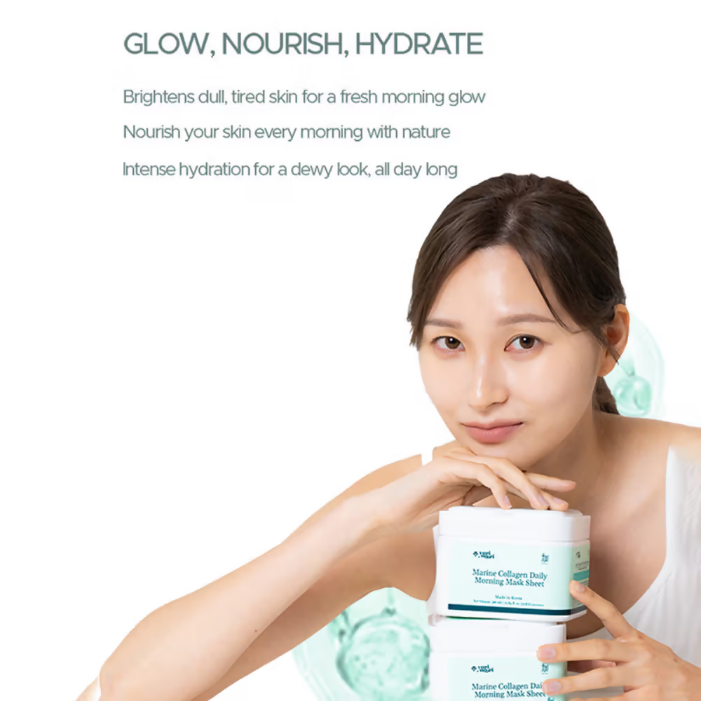 Yuri Woori Marine Collagen Daily Morning Sheet Mask - Dista