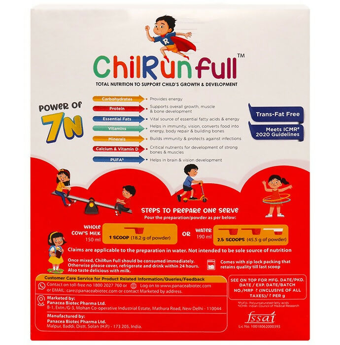 Buy Chilrun 2+ Drink For Children’s Growth and Development Kesar Badam
