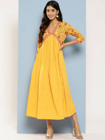 Thumbnail for Ahalyaa Women's Traditional wear Ethnic Dress - Mustard - Distacart