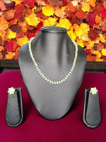Thumbnail for Inhanns Crystal Bloom – Single Line Necklace + Studs - Mint - Distacart