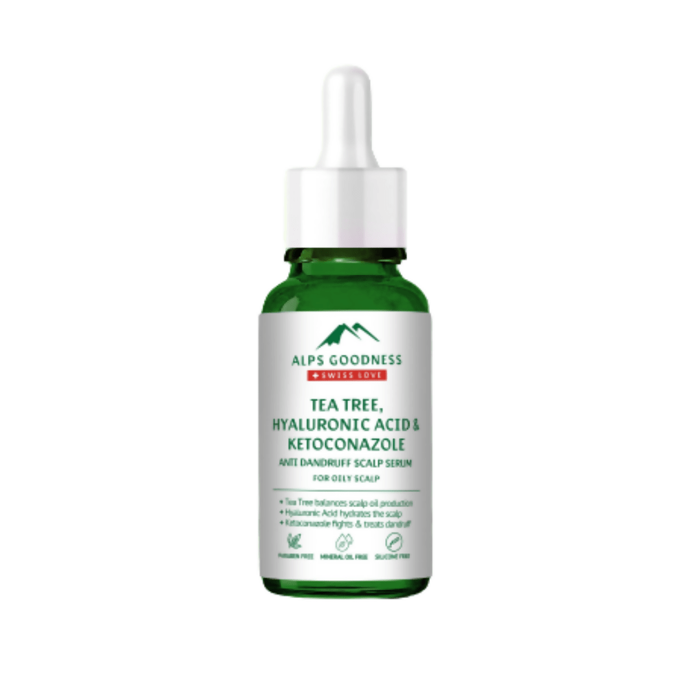 Alps Goodness Tea Tree, Hyaluronic Acid & Ketoconazole Anti Dandruff Scalp Serum - Distacart