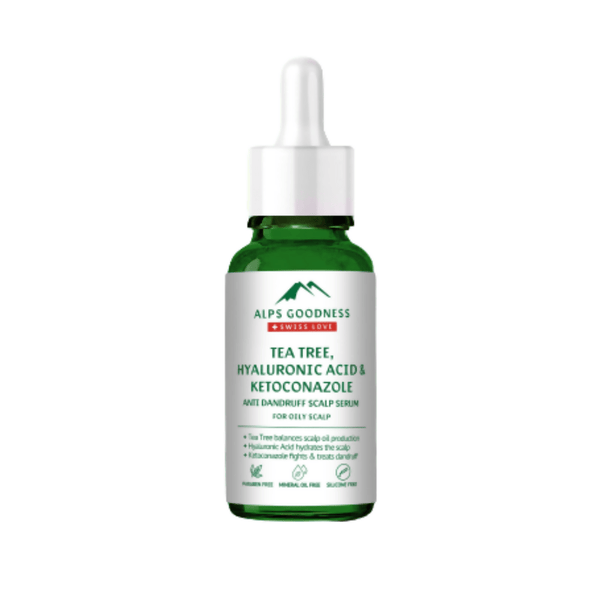 Alps Goodness Tea Tree, Hyaluronic Acid & Ketoconazole Anti Dandruff Scalp Serum - Distacart