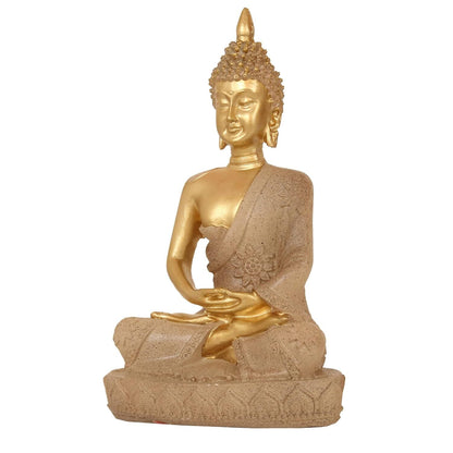 Tied Ribbons Lord Buddha Meditating Statue Idol - Distacart