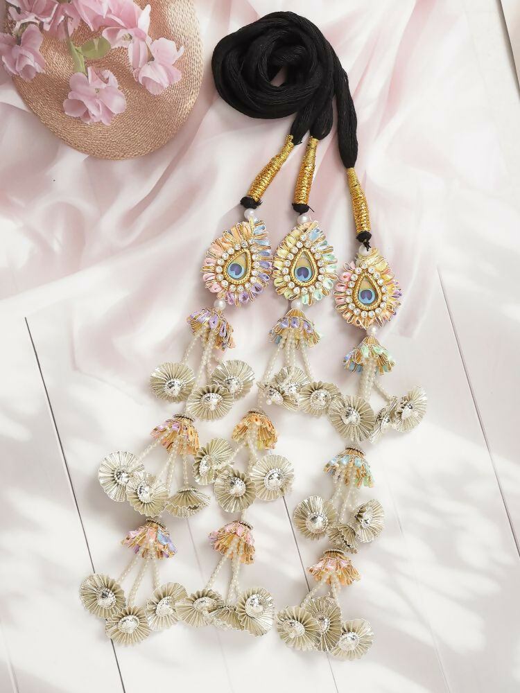 Ruby Raang Soft Hues Colorful Parandi - Distacart