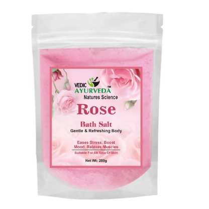 VedicAyurveda Rose Bath Salt - Dista