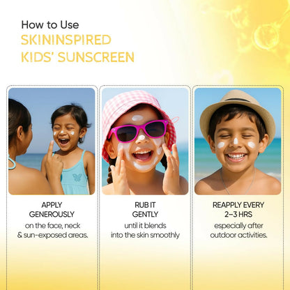 SkinInspired Kidscreen 100% Mineral Sunscreen SPF 50+ PA++++ - Distacart