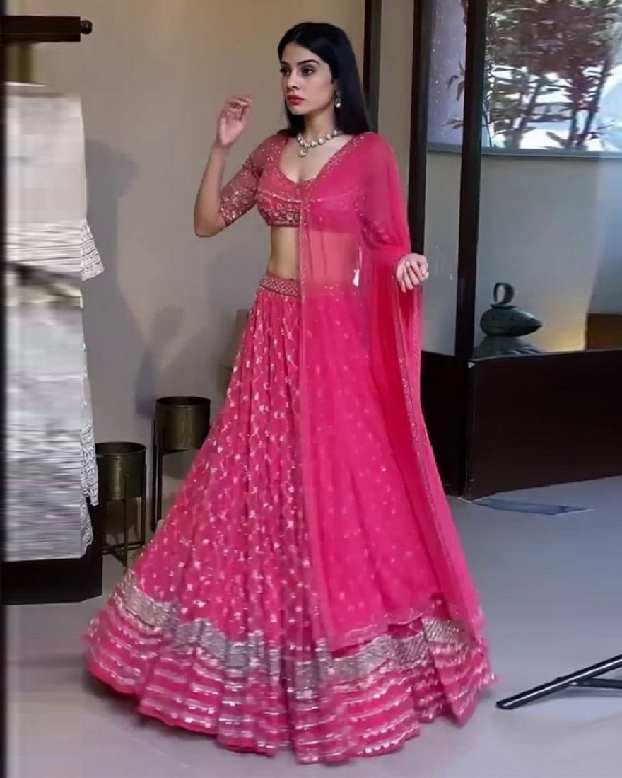 Lehenga Mart Glamorous Designer Lehenga Choli for Bridal and Bridesmaids Wedding Wear Choli - Distacart