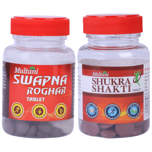 Multani Combo Pack of Swapna Roghar with Shukra Shakti (100 Tablet Each)