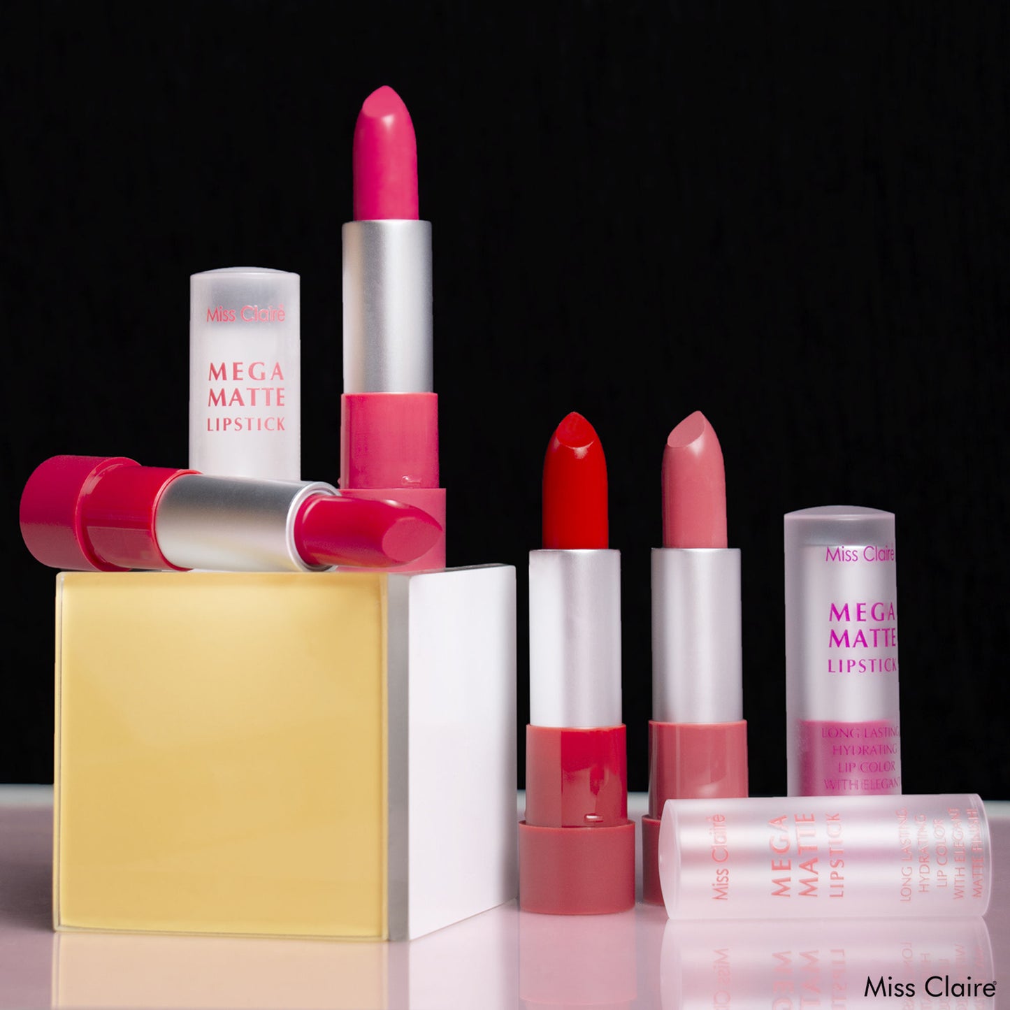 Miss Claire Mega Matte Lipstick - 21 - Distacart