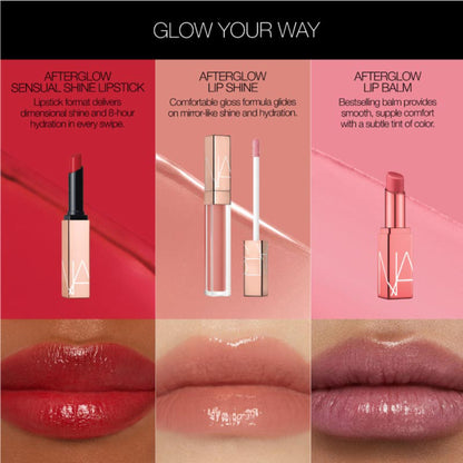 nars afterglow lip shine triple x