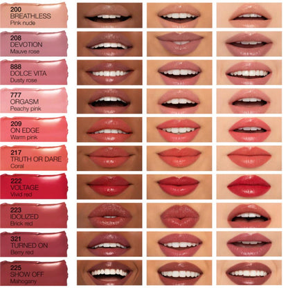 nars afterglow sensual shine lipstick show off