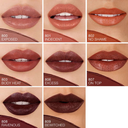 nars explicit lipstick on top