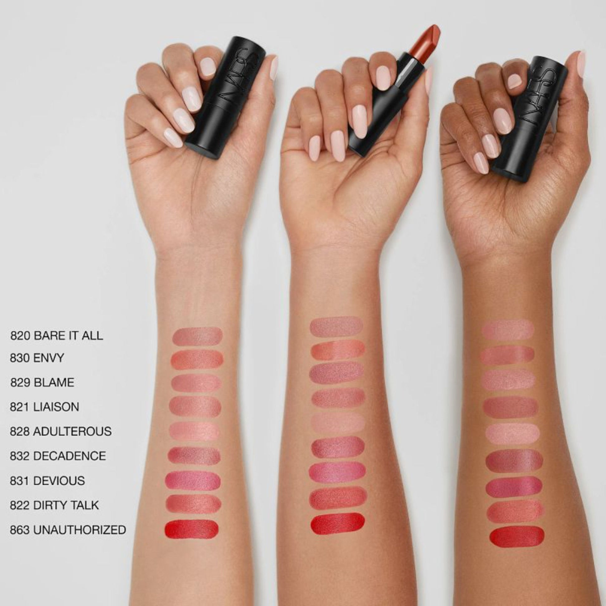 nars explicit lipstick dirty talk