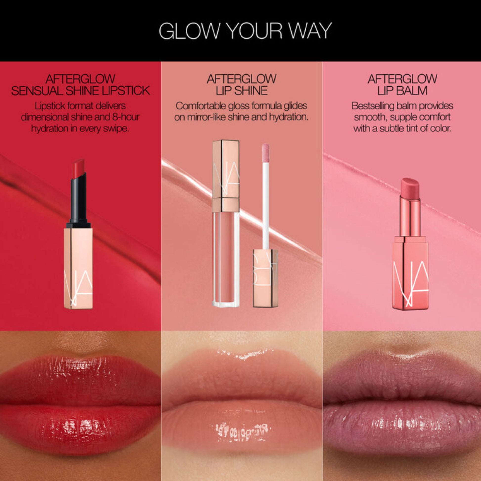 nars afterglow lip balm deep throat