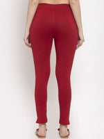Thumbnail for TAG 7 Women Pack Of 2 Solid Ankle-Length Leggings - Distacart