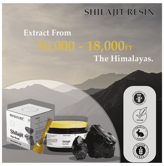 Minature Shilajit Pure Resin (15gm Each)