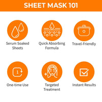 Thumbnail for Nykaa Skin Secrets Indian Rituals Sandalwood + Orange Peel Sheet Mask For Glowing & Calm Skin - Distacart